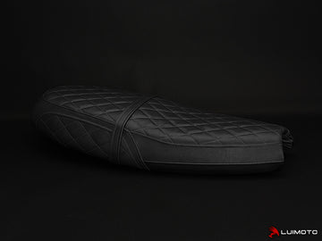 Luimoto Modern Diamond Rider Seat Cover for Triumph Bonneville T100